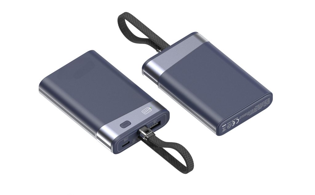 10000mAh 2025 Trending Product 30W Fast Charge Portable Power Banks Output Braided Cable Key Chain Quick Charger Fixed iphone